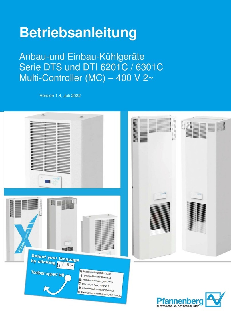 Pfannenberg DTS 6201C Manuel utilisateur Pfannenberg DTS 6201C Manuel utilisateur