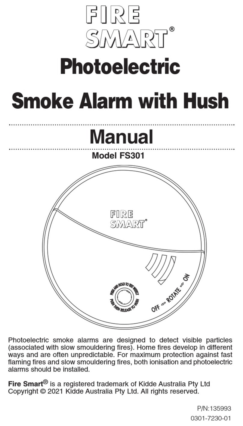 Kidde Fire Smart FS301 Manuel utilisateur
