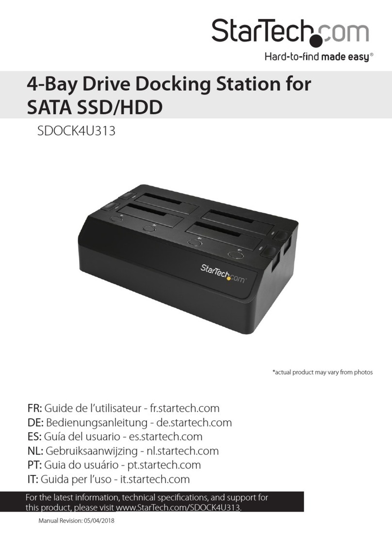 StarTech.com SDOCK4U313 Manuel utilisateur