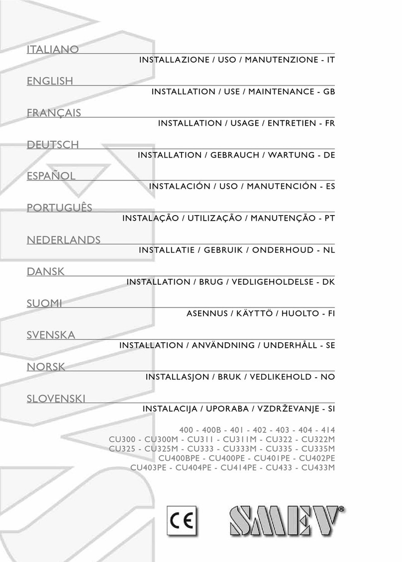 smev CU433 Guide de démarrage rapide