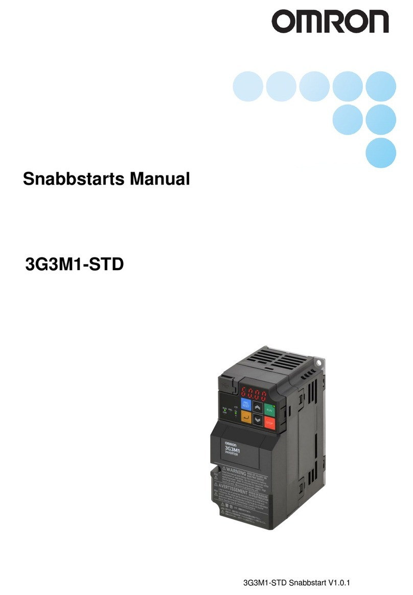 Omron 3G3M1-STD Manuel utilisateur