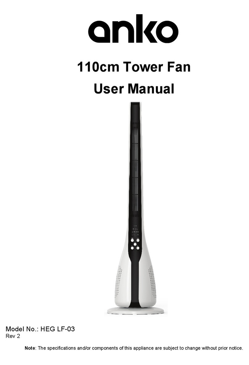 anko HEG LF-03 Manuel utilisateur