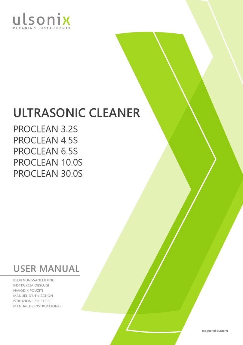 ulsonix PROCLEAN 3.2S Manuel utilisateur