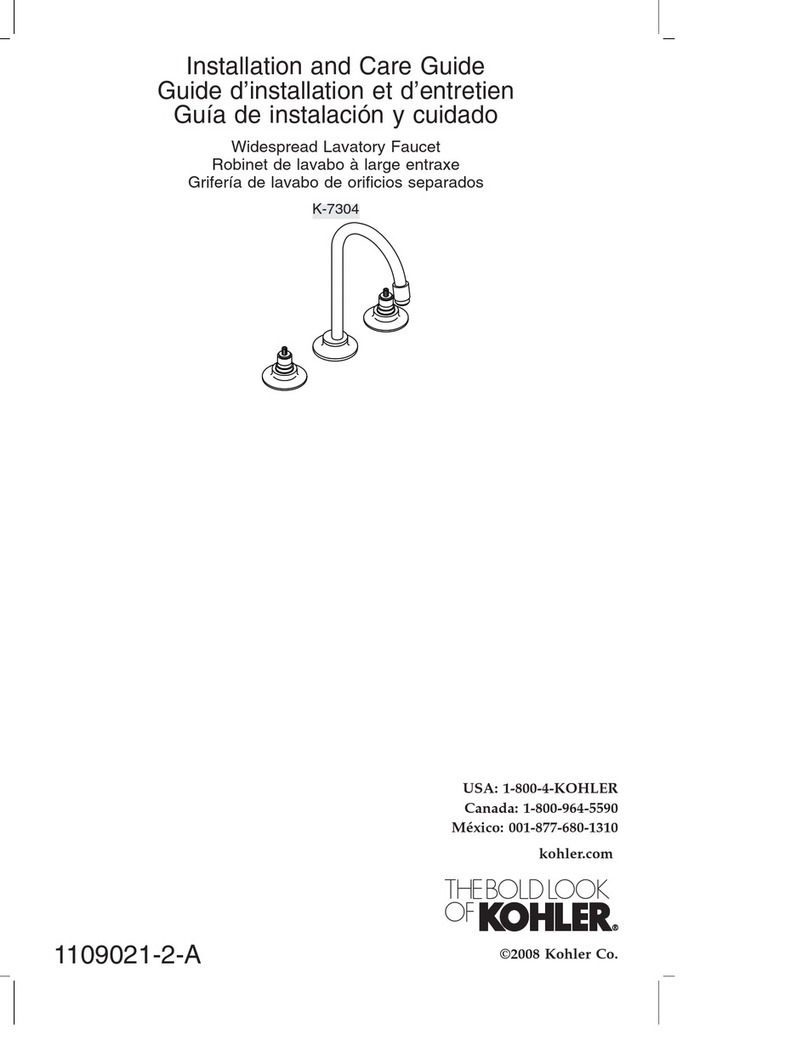 Kohler K-7304 Instructions de montage