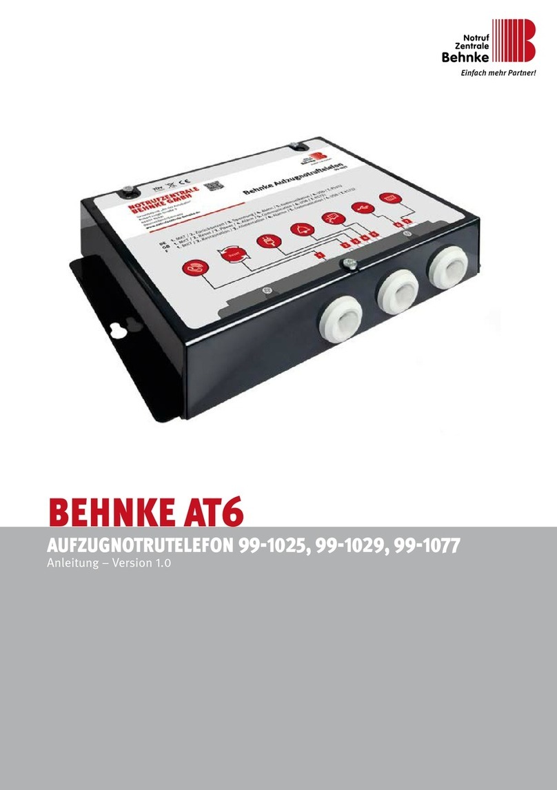Behnke AT6 Manuel utilisateur