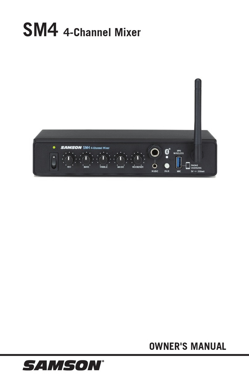 Samson SASM4 Manuel utilisateur