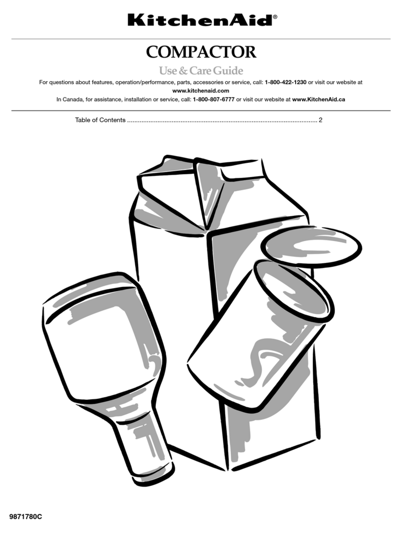 KitchenAid KCCC151JBL0 Manuel utilisateur