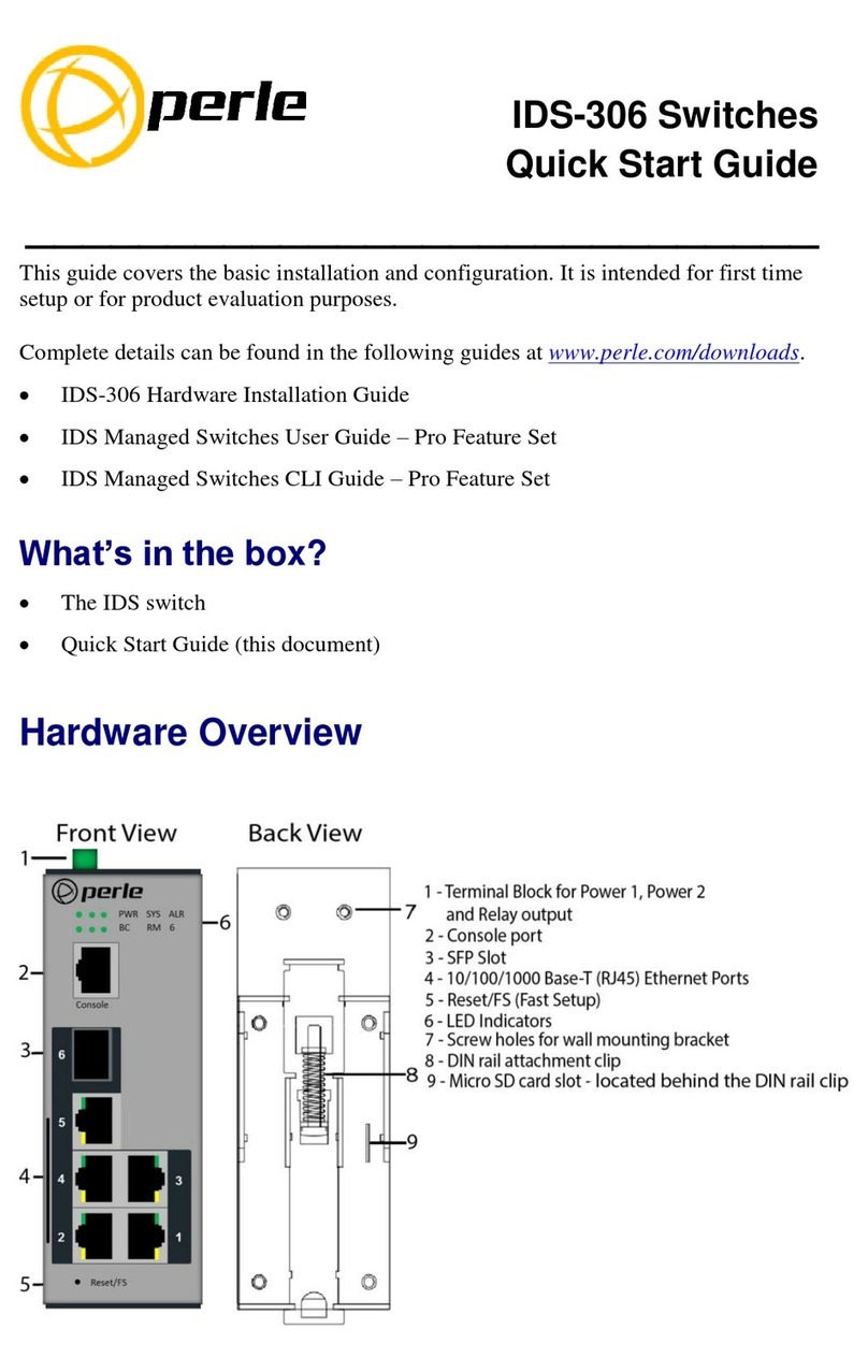 Perle IDS-306 Manuel utilisateur