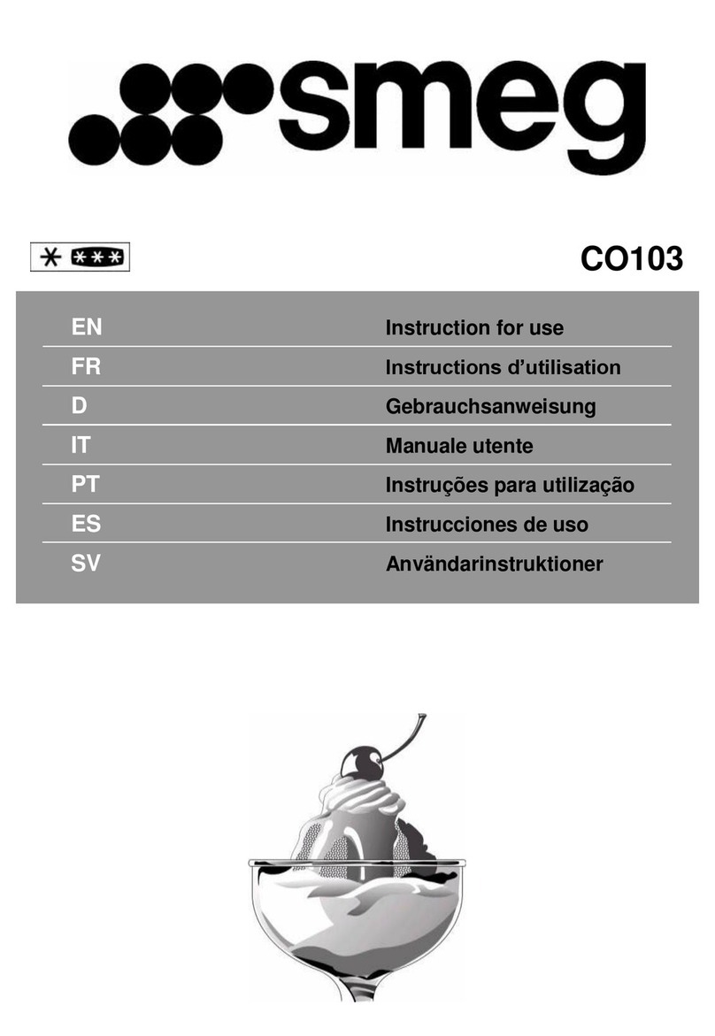 Smeg CO103 Manuel utilisateur