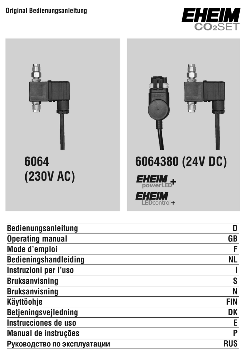 EHEIM CO2Set400 Manuel utilisateur EHEIM CO2Set400 Manuel utilisateur