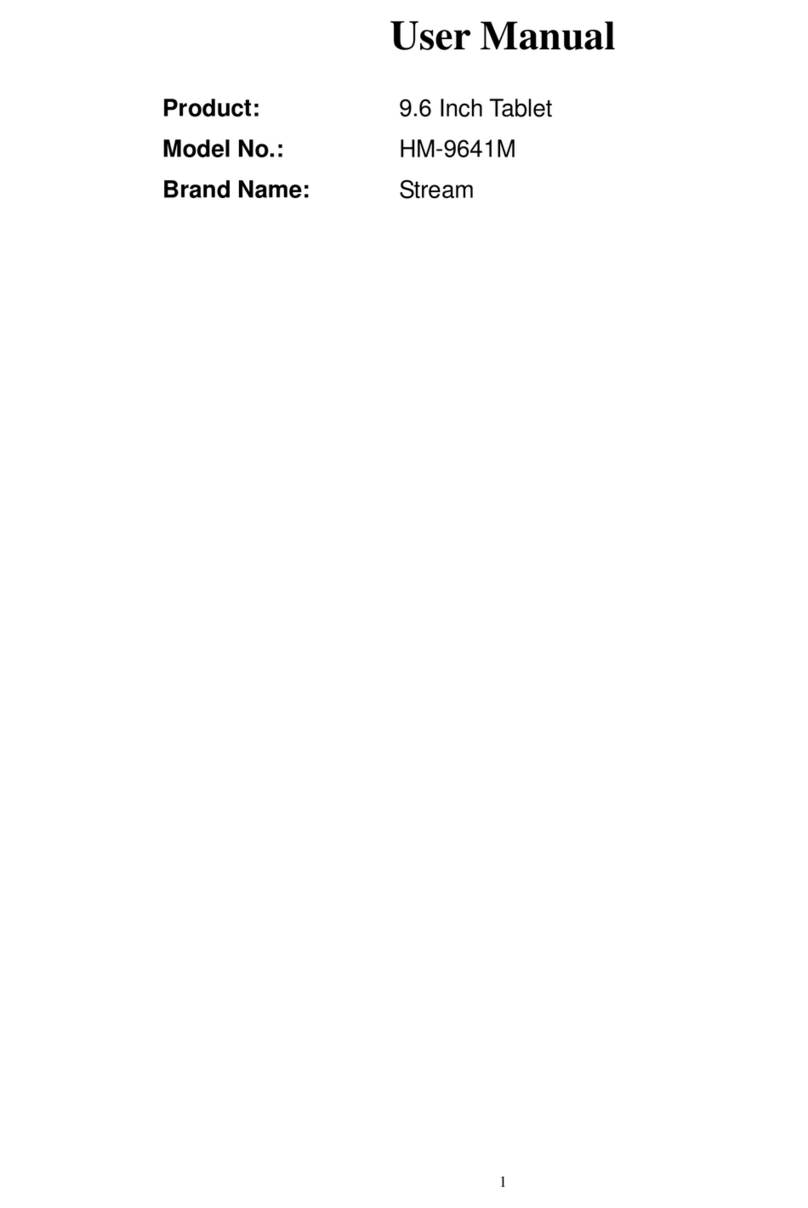 Stream HM-9641M Manuel utilisateur Stream HM-9641M Manuel utilisateur
