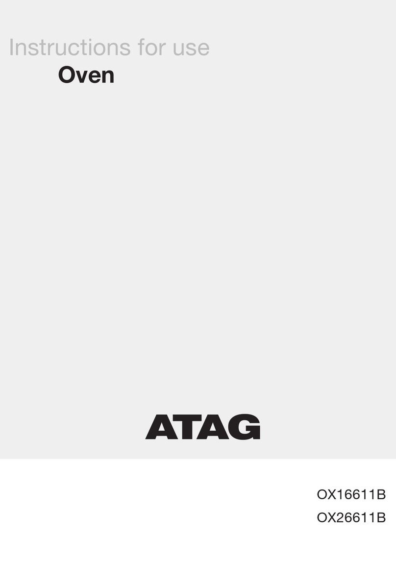 Atag OX26611B Manuel utilisateur Atag OX26611B Manuel utilisateur