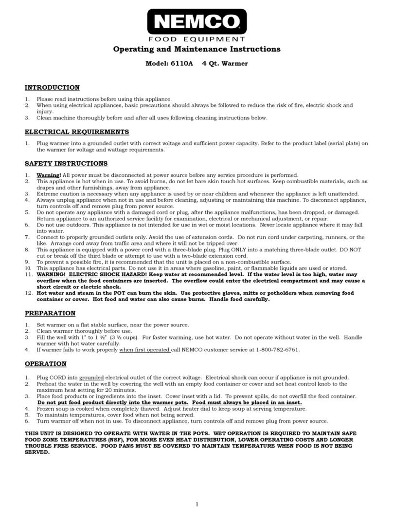 Nemco 6120A Manuel