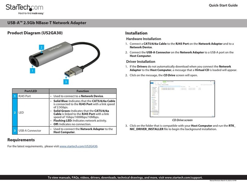 StarTech.com US2GA30 Manuel utilisateur