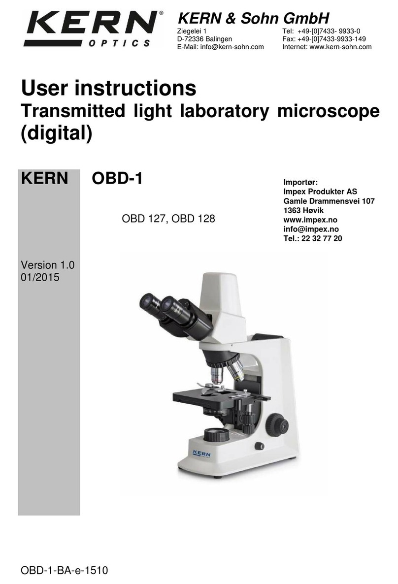 KERN Optics OBD-1 Manuel utilisateur