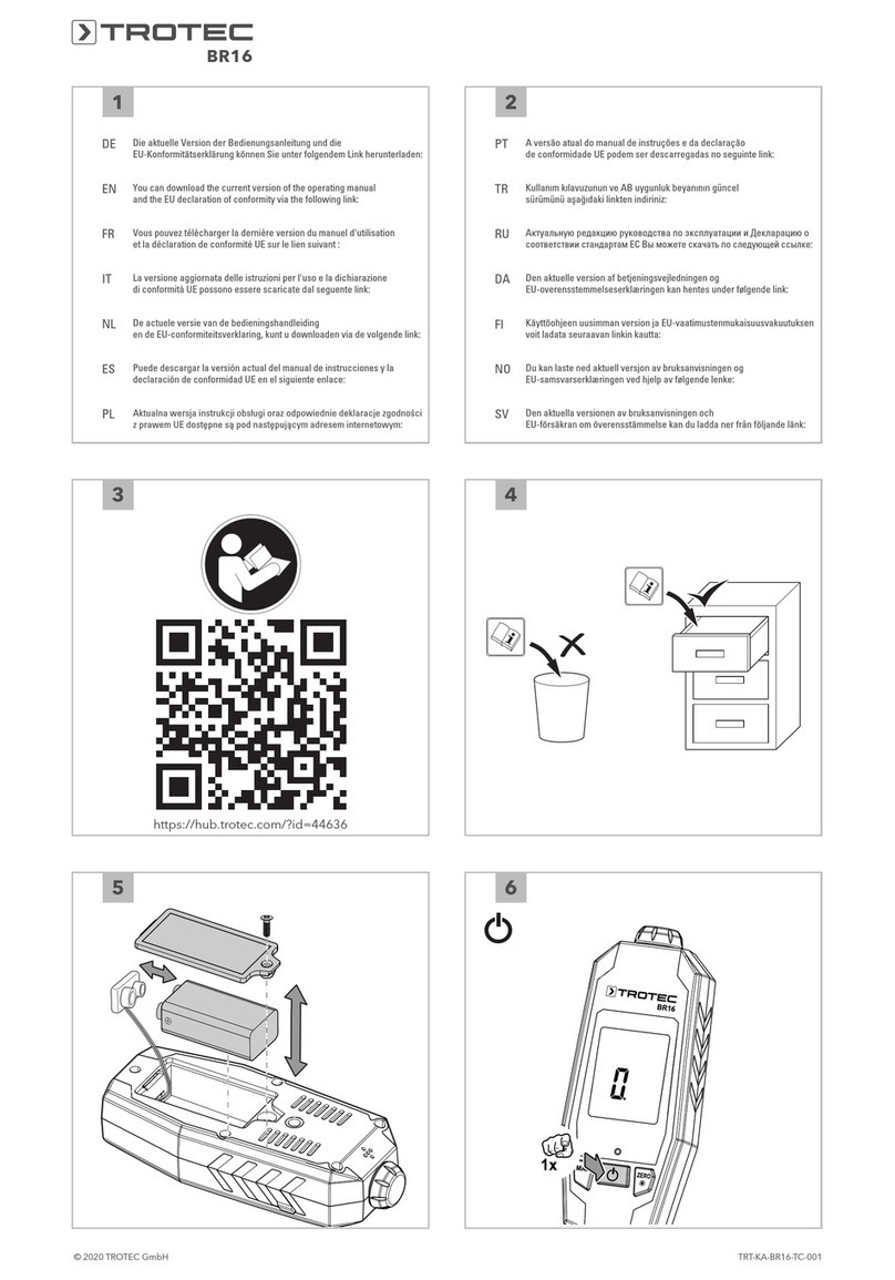 Trotec BR16 Manuel utilisateur