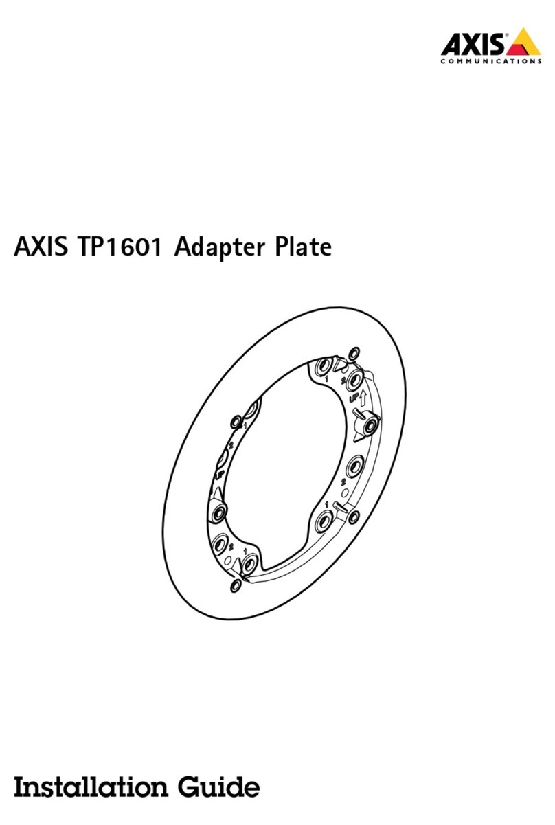 Axis TP1601 Manuel utilisateur