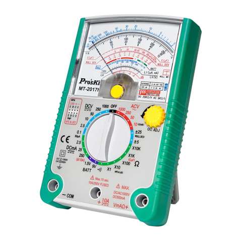 Pro's Kit MT-2017N Manuel utilisateur