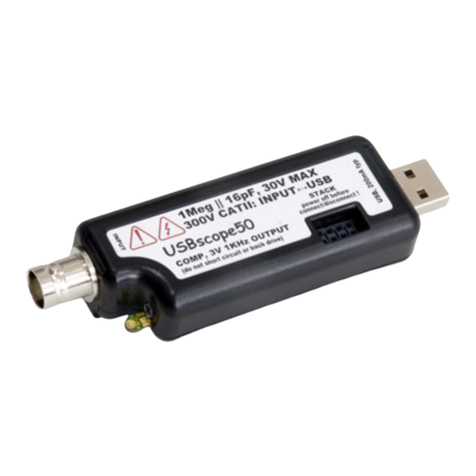 ELAN DIGITAL SYSTEMS USBscope50 Manuel utilisateur