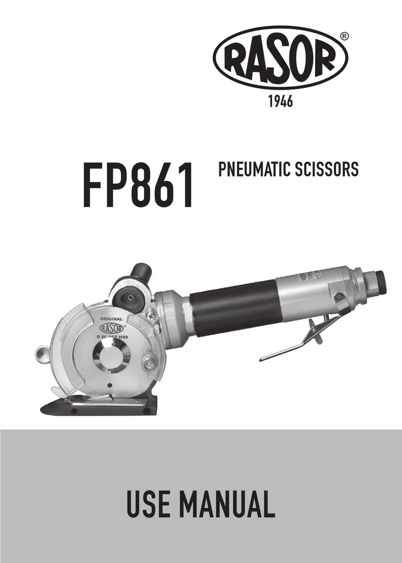 RASOR FP861 Manuel utilisateur