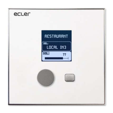 Ecler essentials eMCTROL1 Manuel utilisateur Ecler essentials eMCTROL1 Manuel utilisateur