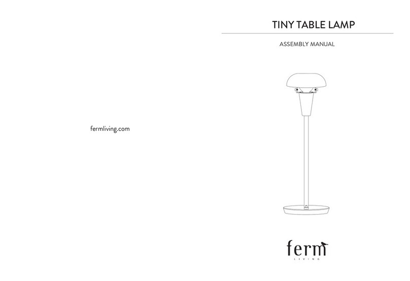 ferm living TINY TABLE LAMP Manuel utilisateur