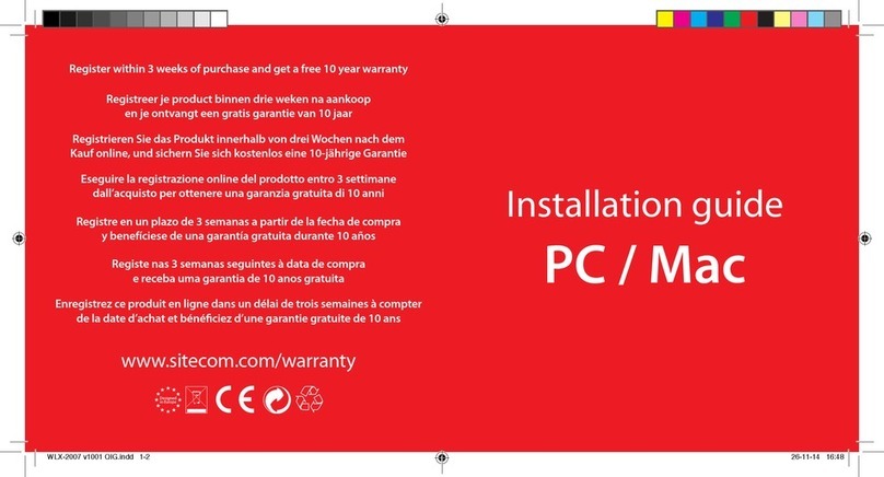 Sitecom WLX-2007 Manuel utilisateur
