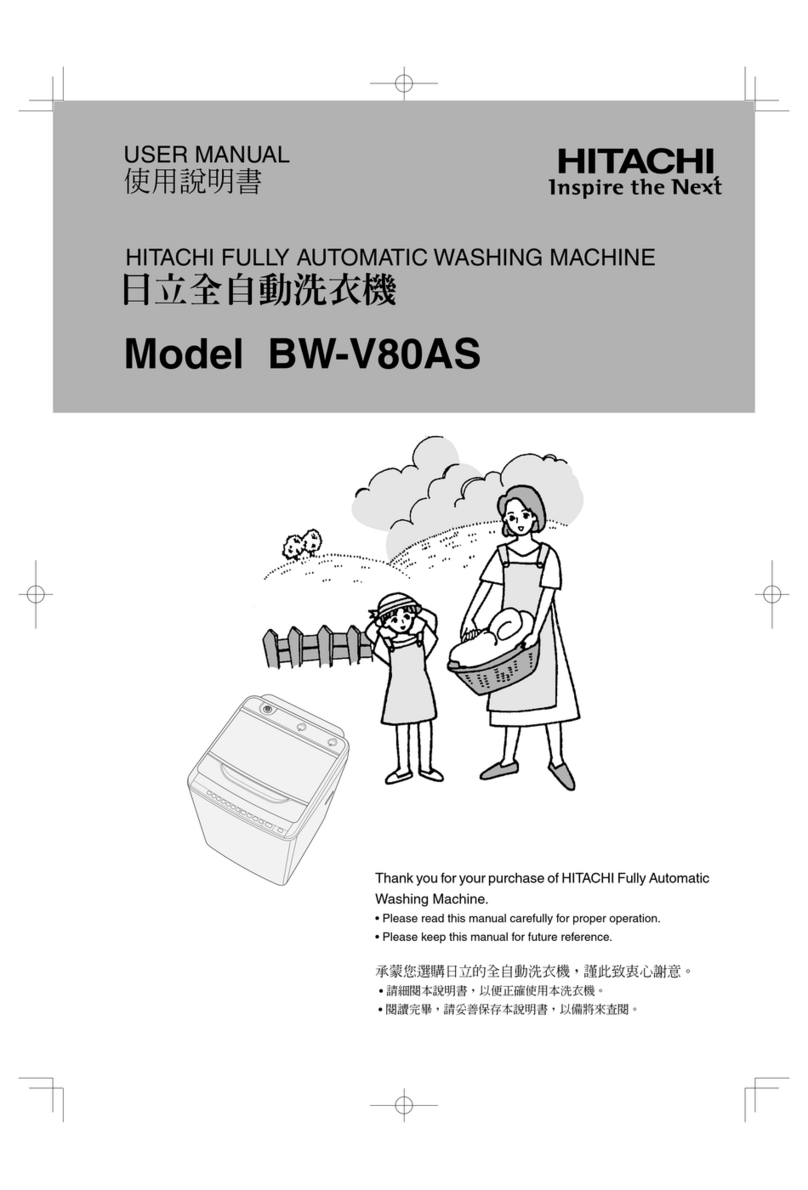 Hitachi BW-V80AS Manuel utilisateur