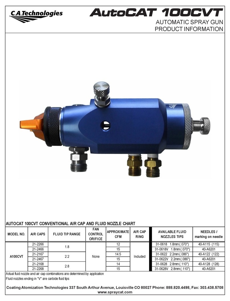 C.A. Technologies AutoCAT 100CVT Manuel utilisateur