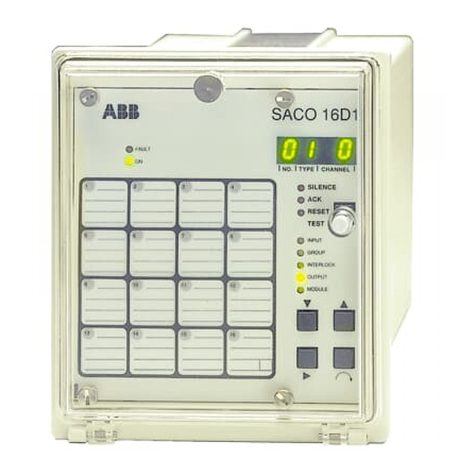 ABB SACO 16D1 Manuel utilisateur