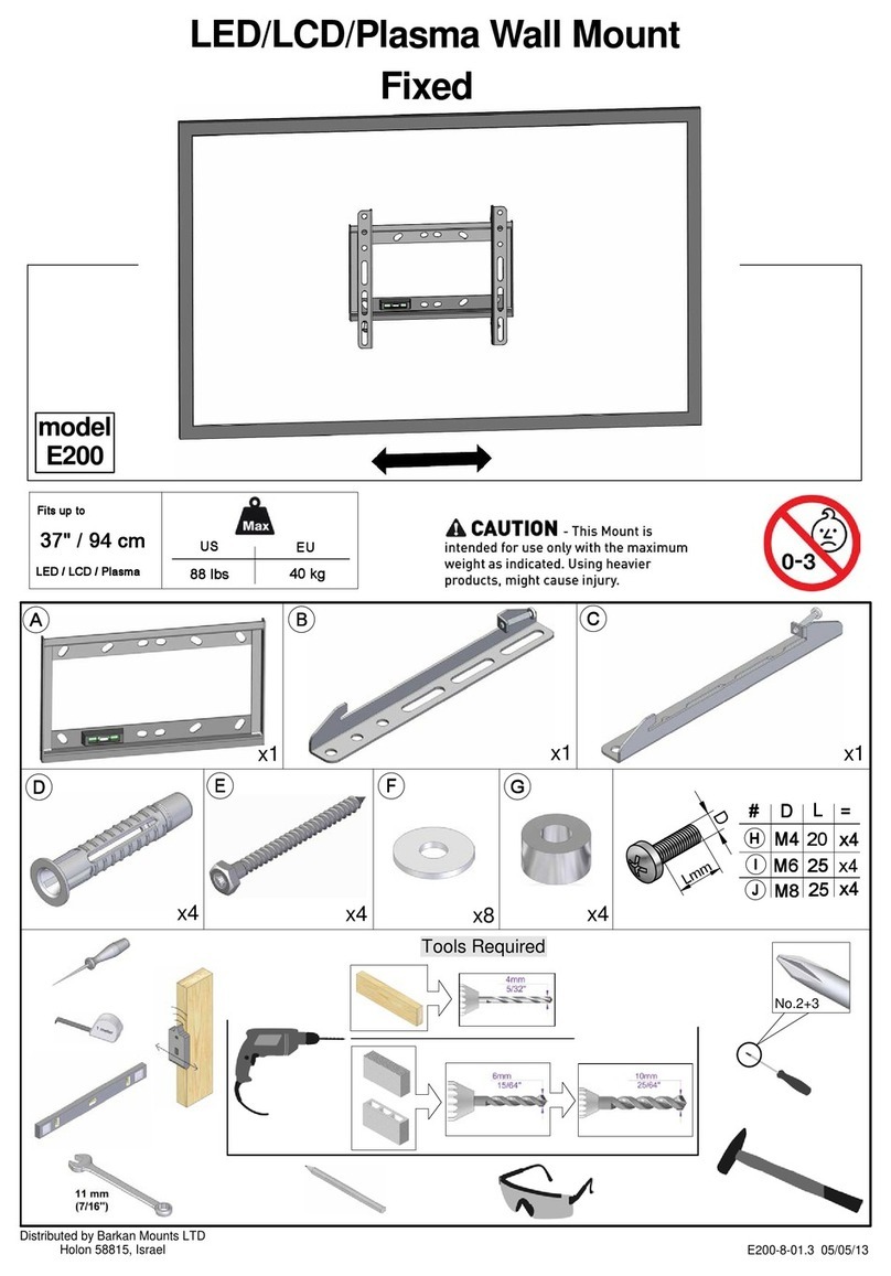 Barkan E200 Manuel utilisateur Barkan E200 Manuel utilisateur