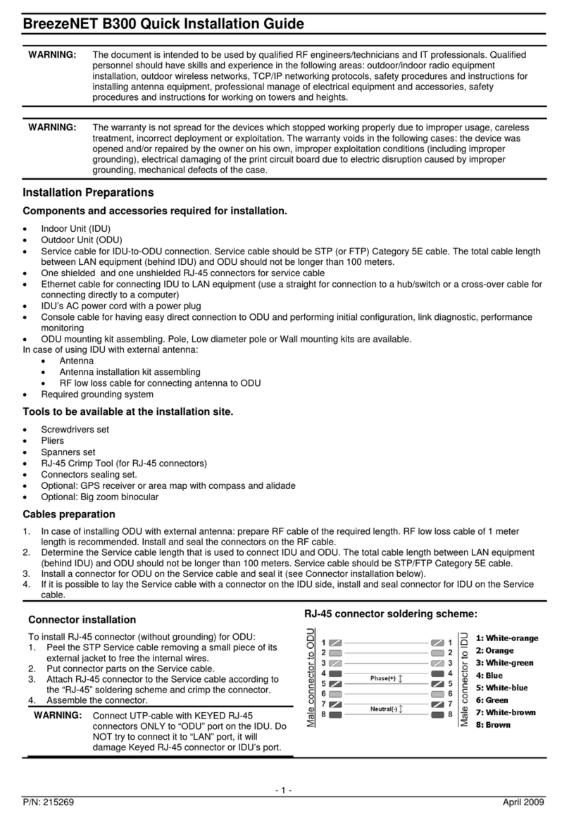 BreezeNET B300 Manuel utilisateur