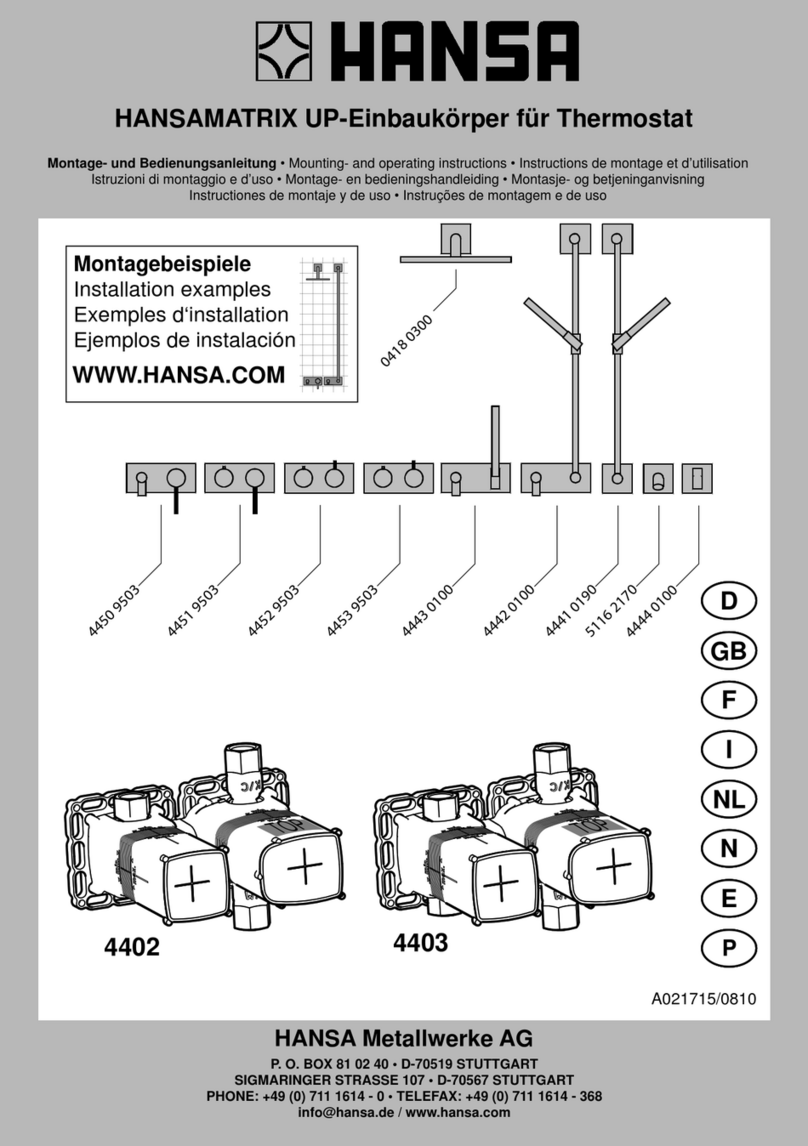Hansa 4402 Manuel de service