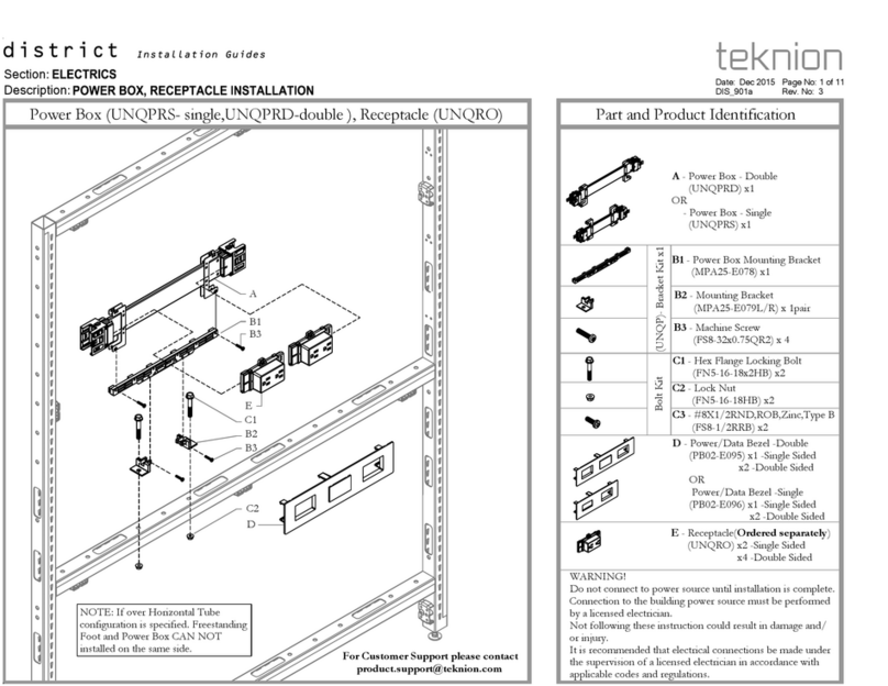 Teknion District Manuel utilisateur