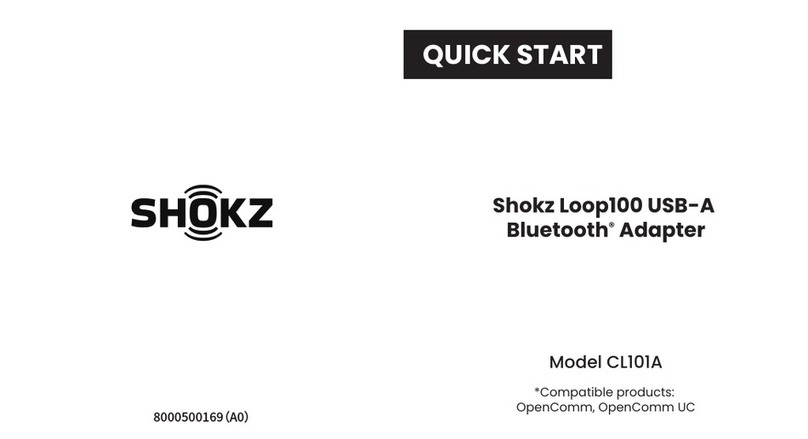 shokz Loop100 Manuel utilisateur