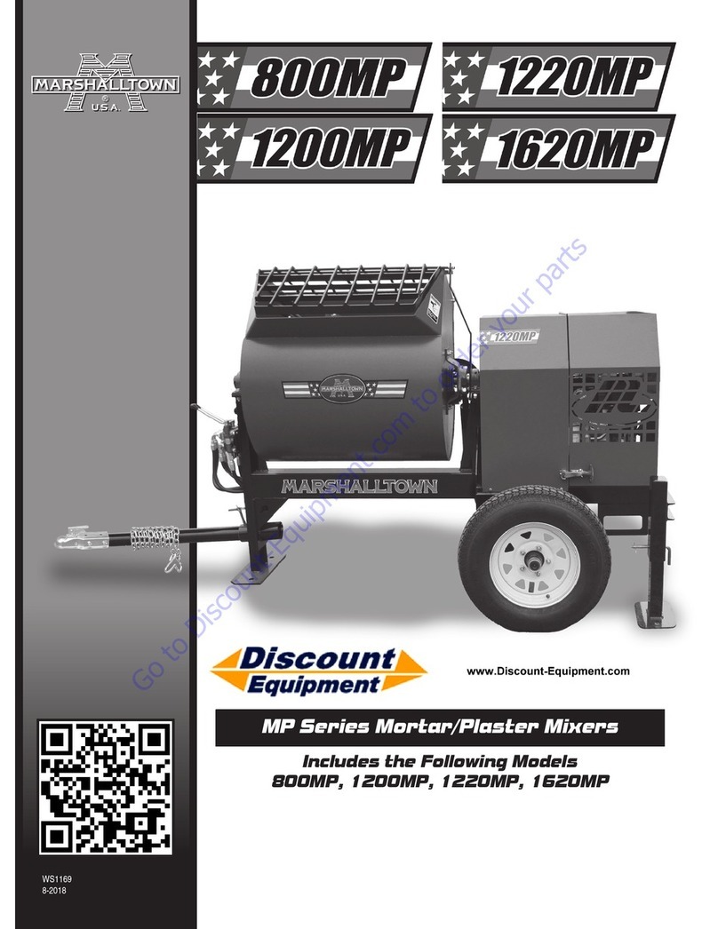 Marshalltown 800MP Manuel utilisateur