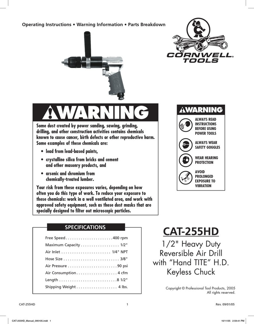 Cornwell Tools CAT-255HD Manuel utilisateur