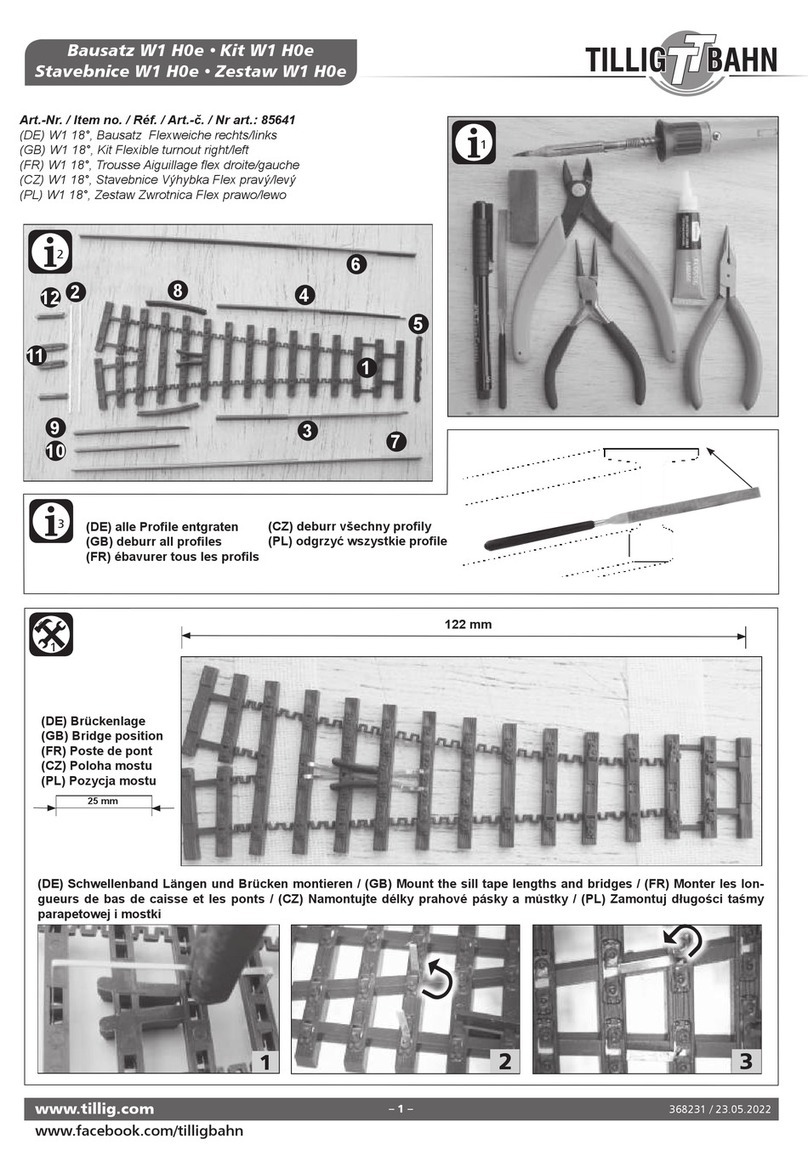 TILLIG BAHN 85641 Manuel utilisateur