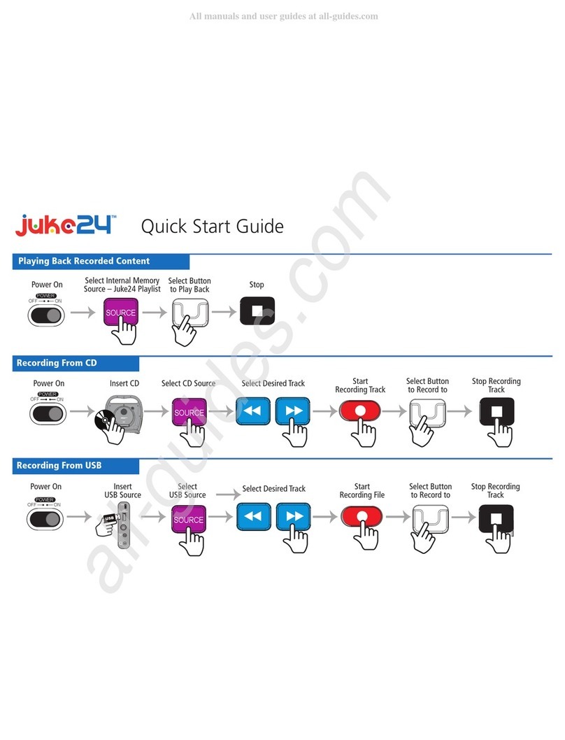 Hamilton/Buhl juke24 Manuel utilisateur