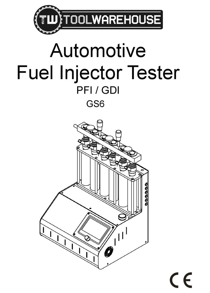 TOOL WAREHOUSE PFI Manuel utilisateur