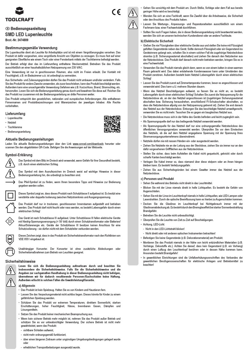 TOOLCRAFT 2474889 Manuel utilisateur