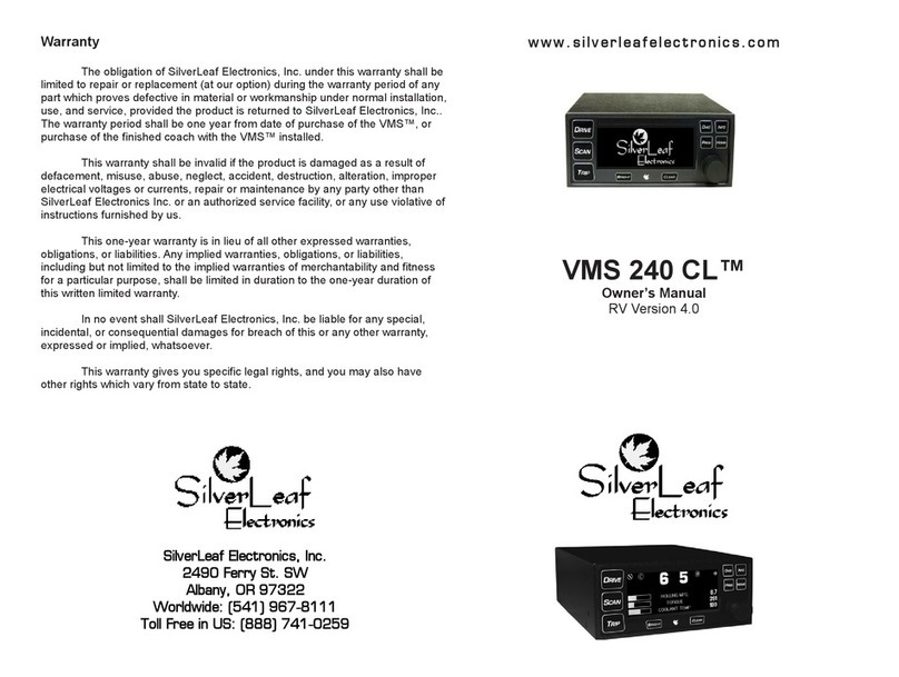 SilverLeaf Electronics VMS 240 CL Manuel utilisateur