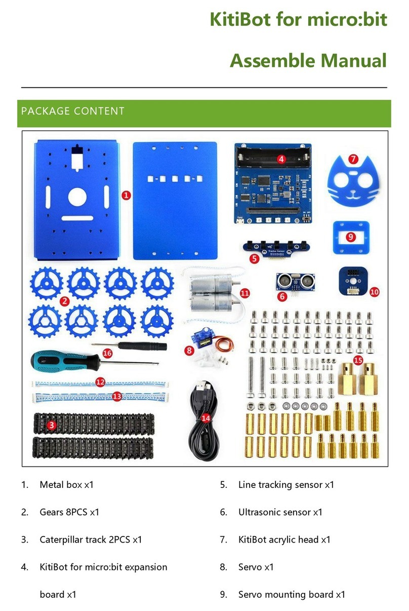 Microbit KitiBot Instructions de fonctionnement