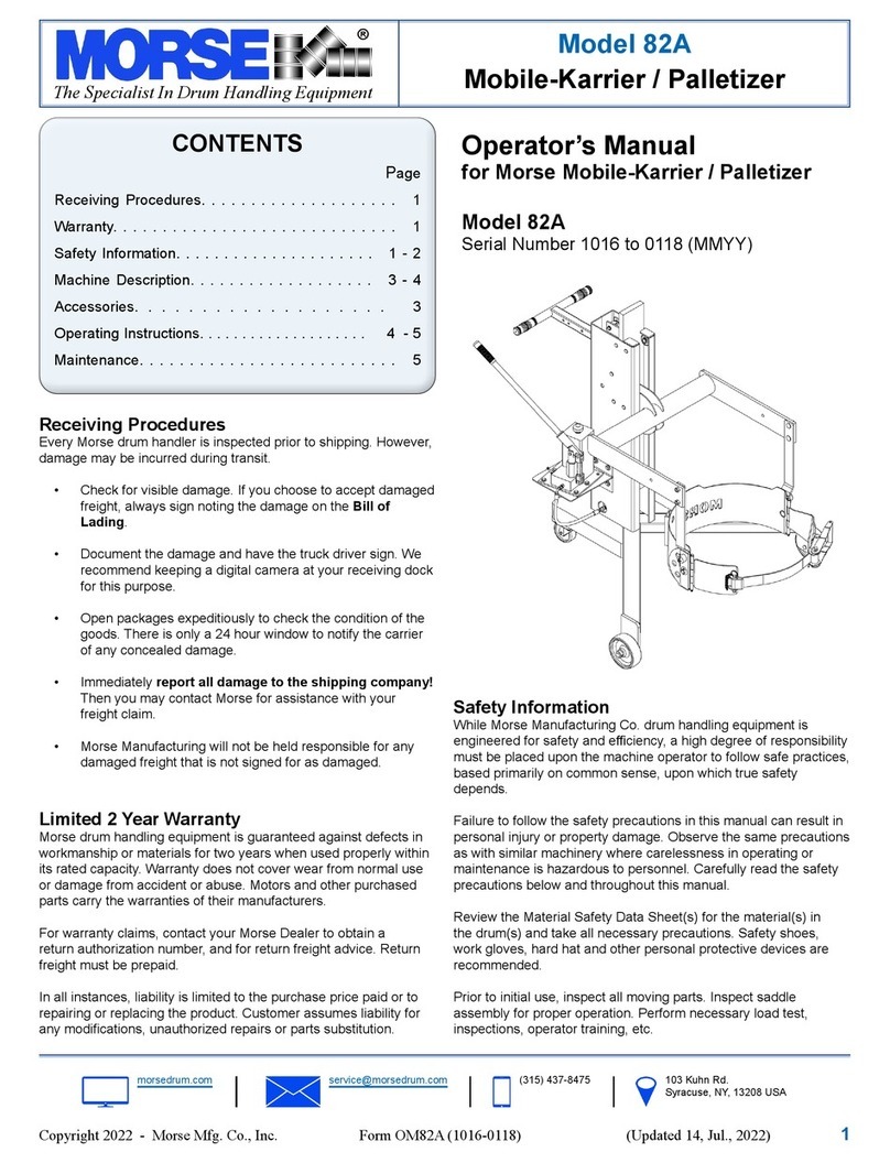 morse 82A Manuel utilisateur