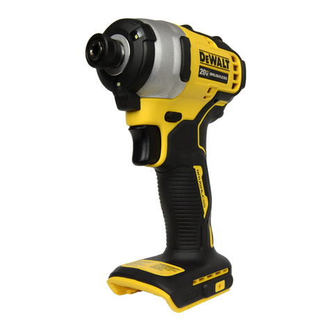 DeWalt DCF809 Manuel utilisateur