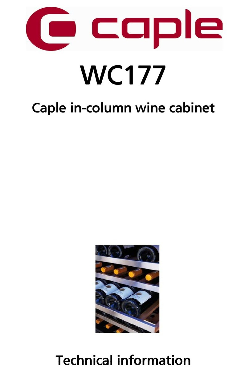 Caple WC177 Manuel