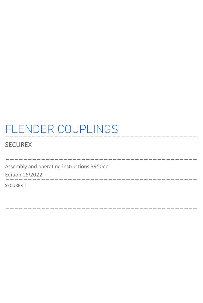 FLENDER SECUREX T 3950de Manuel utilisateur FLENDER SECUREX T 3950de Manuel utilisateur