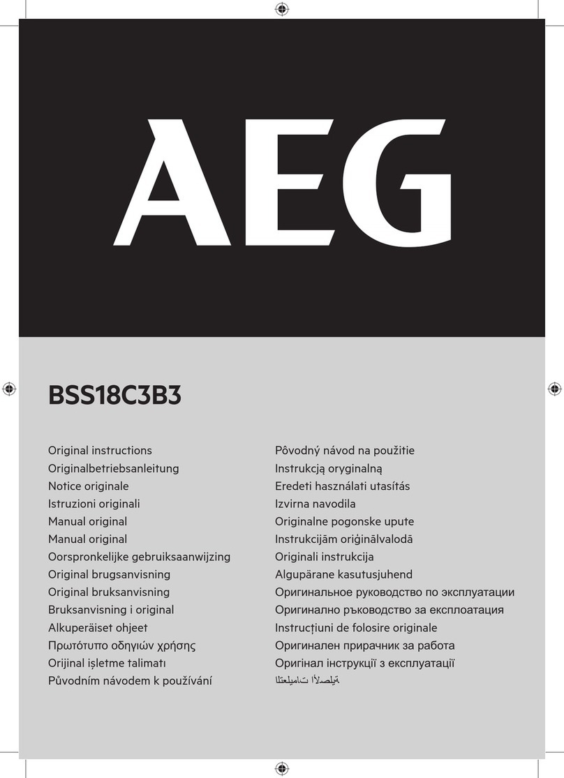 AEG BSS18C3B3 Manuel utilisateur