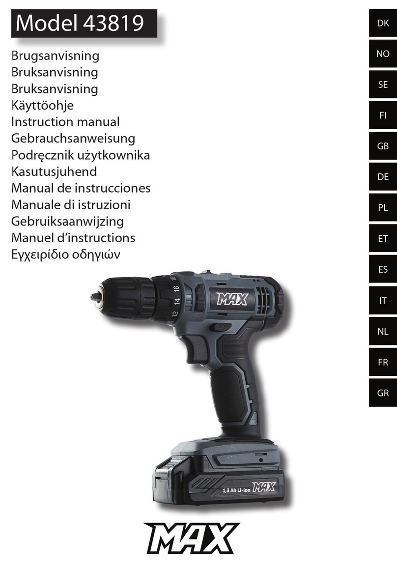 Max 43819 Manuel utilisateur