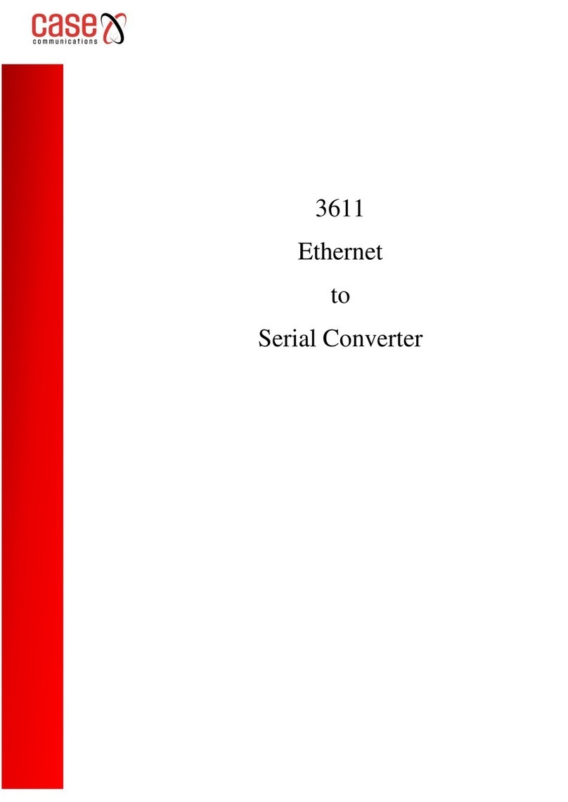 Case Communications 3611 Manuel utilisateur
